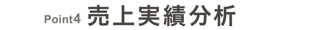 Point4 売上実績分析